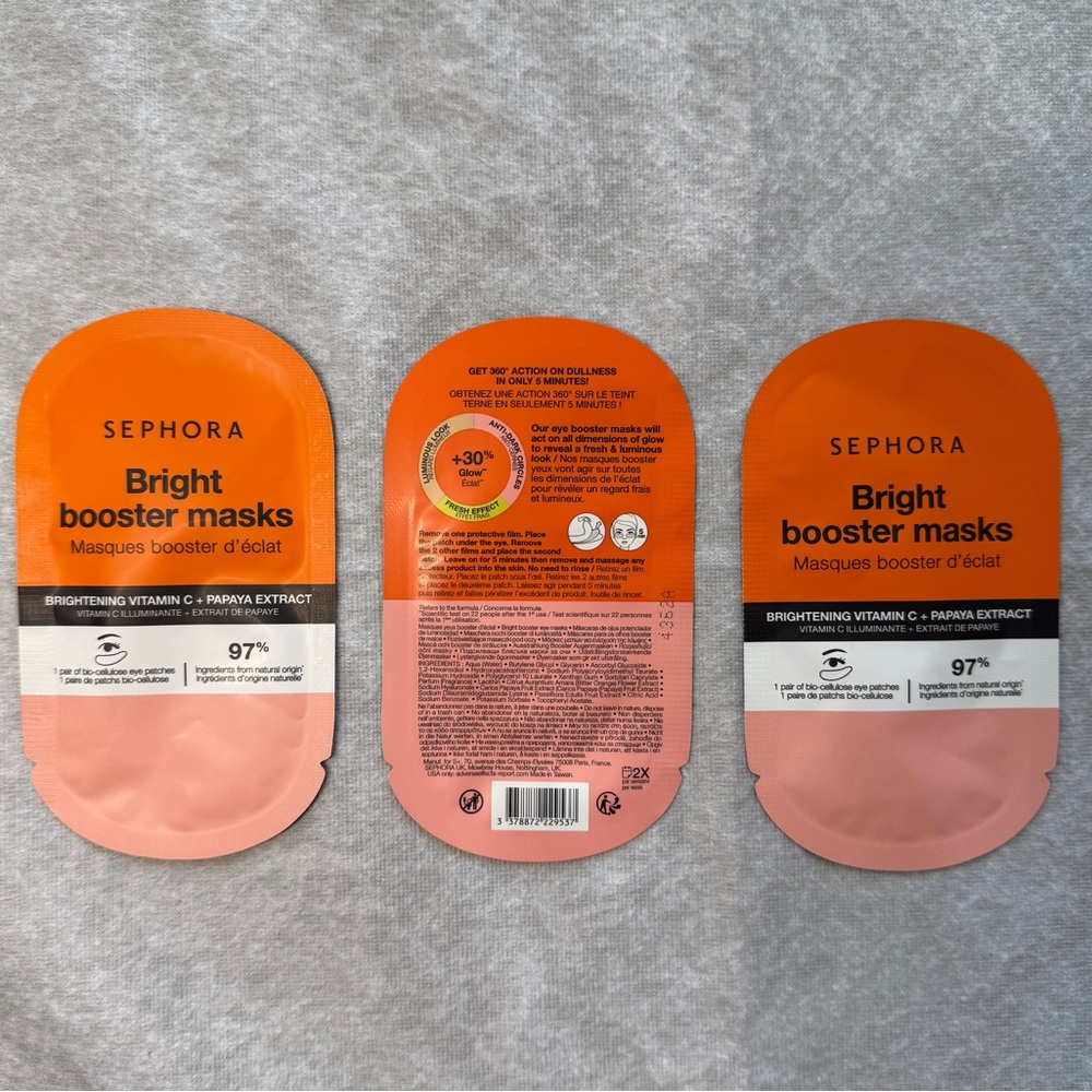 HP 🩵 Sheet Mask Bundle + Mini Sephora Puffer Tote: Dr.Jart+, Sephora Collection - Picture 7 of 9